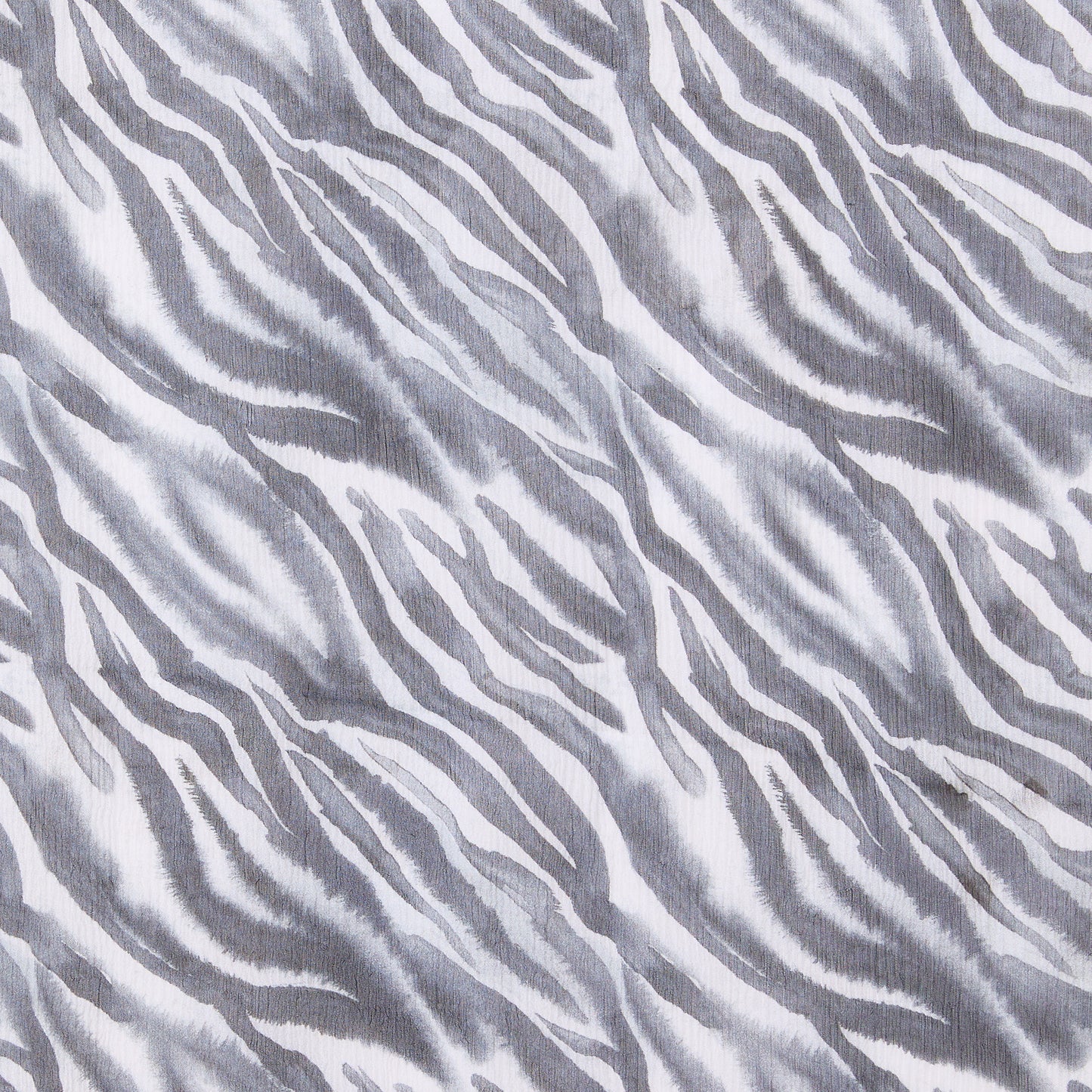 LONG DOUBLE SIDED SILK SCARF ZEBRA