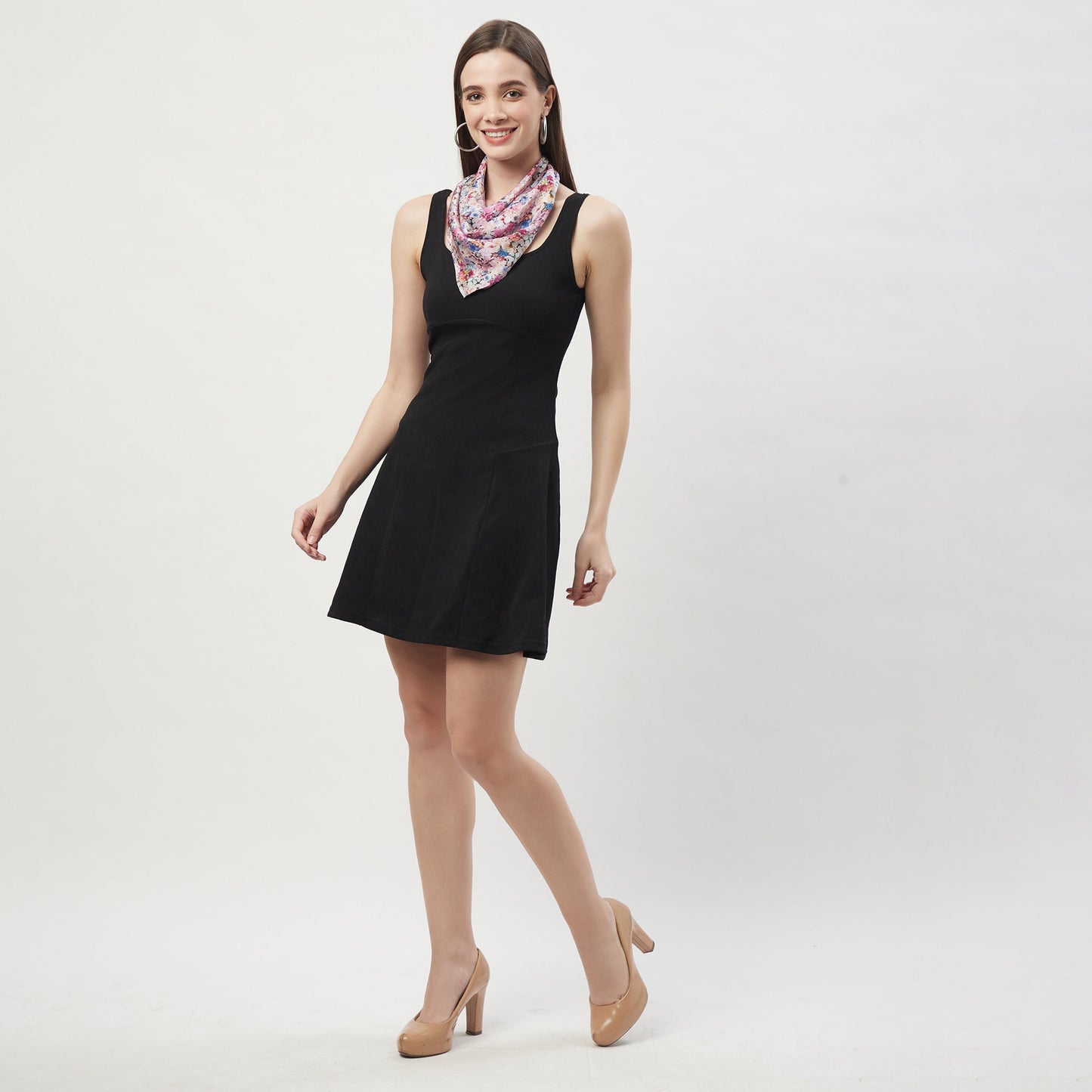 100% Silk Neckerchief Ditsy Floral