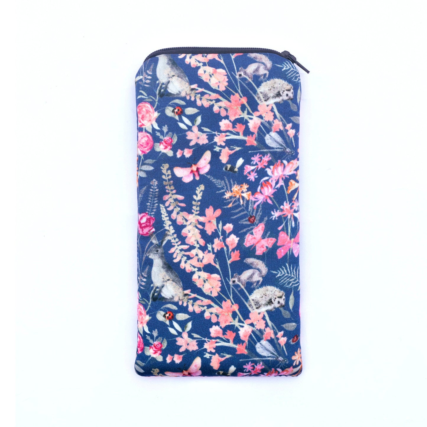 100% Silk Glasses case Garden Glimpses