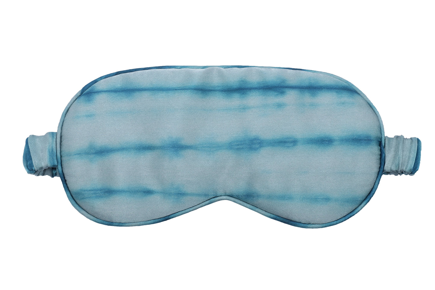 100% Silk Eye Mask Tie and Dye Blue