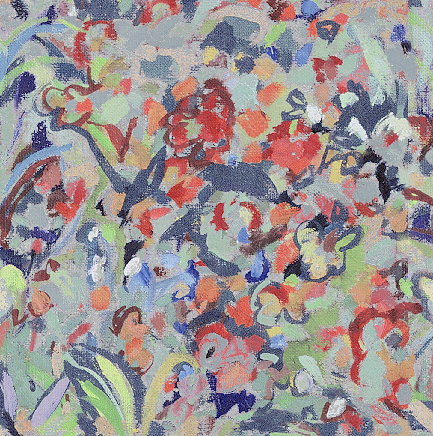 Mulberry Silk Headband Flower Field