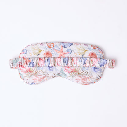 MULBERRY SILK EYE MASK UNDERSEA TREASURES