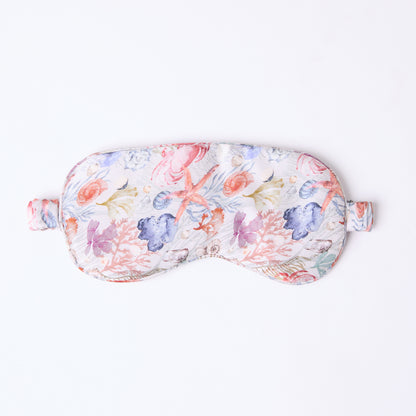 MULBERRY SILK EYE MASK UNDERSEA TREASURES