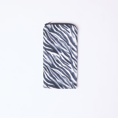 SILK GLASSES CASE ZEBRA