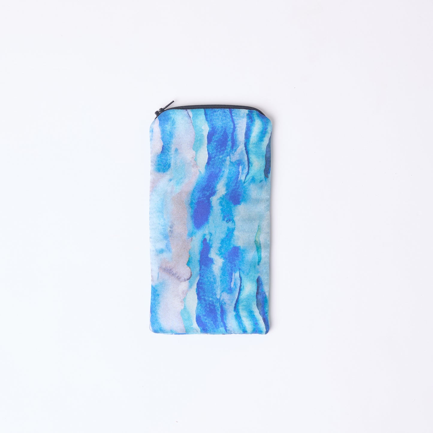 SILK GLASSES CASE AQUA
