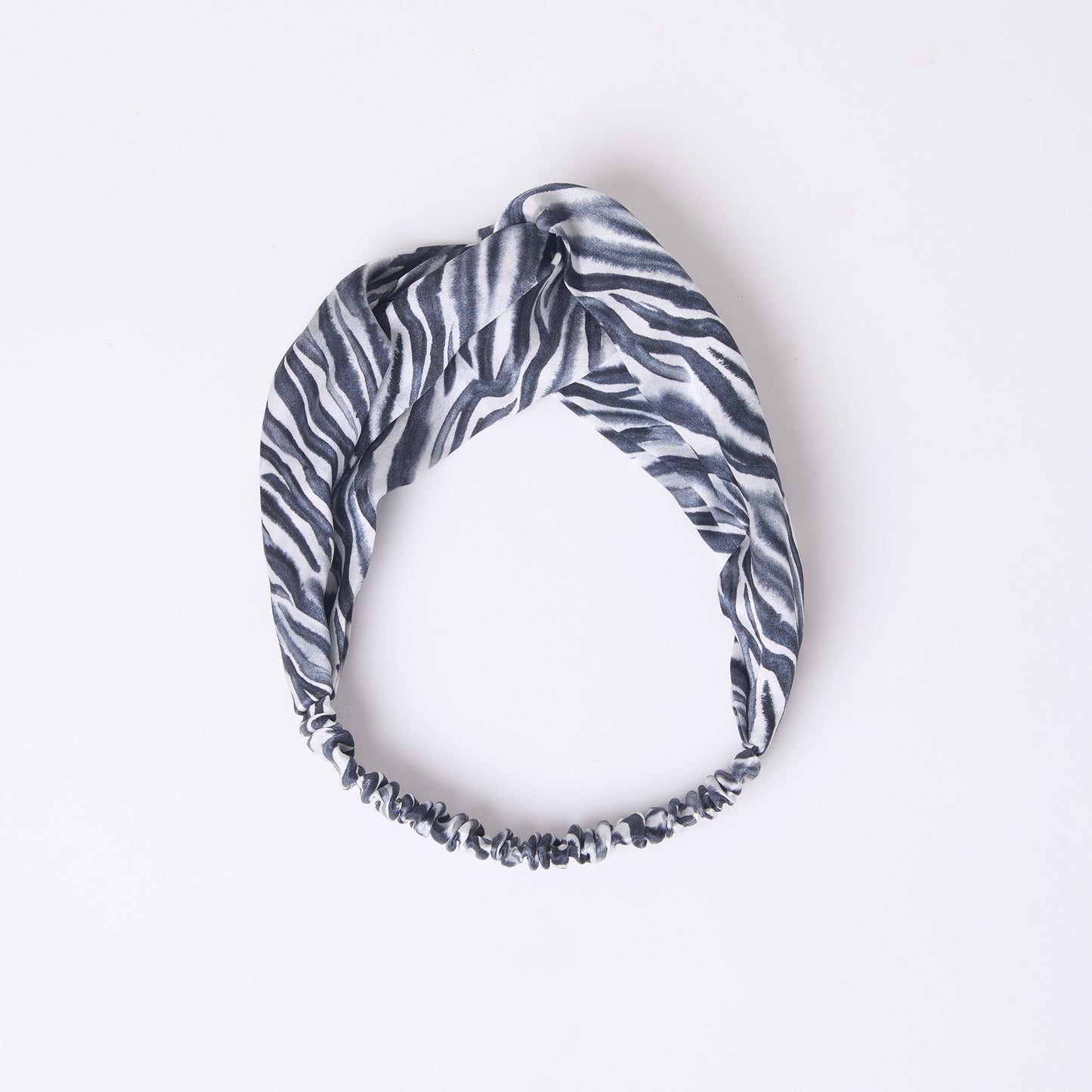 MULBERRY SILK HEADBAND ZEBRA