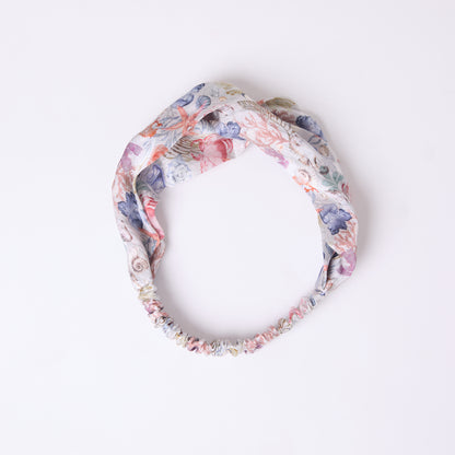 MULBERRY SILK HEADBAND UNDERSEA TREASURES