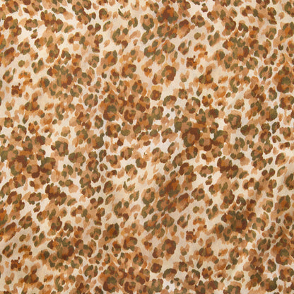 SATIN SILK NECKERCHIEF LEOPARD