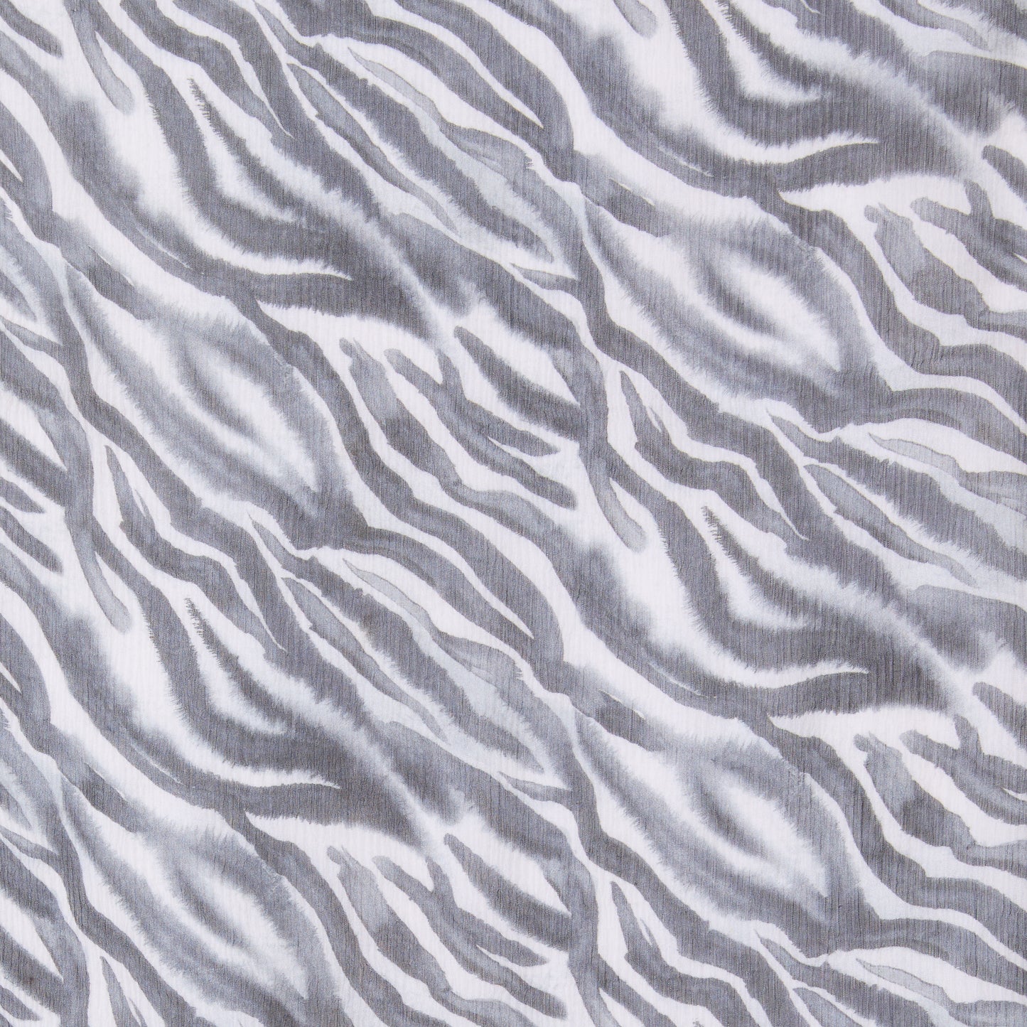 CHIFFON SILK LONG SCARF ZEBRA