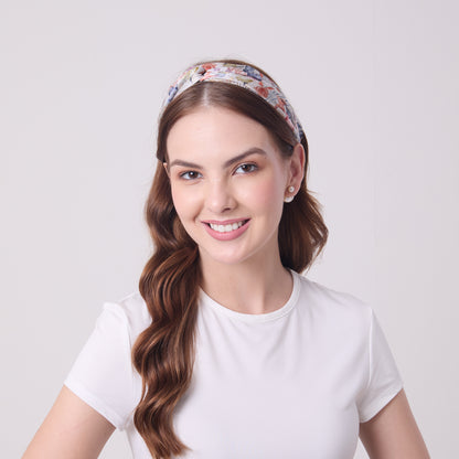 MULBERRY SILK HEADBAND UNDERSEA TREASURES