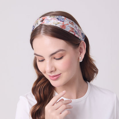 MULBERRY SILK HEADBAND UNDERSEA TREASURES