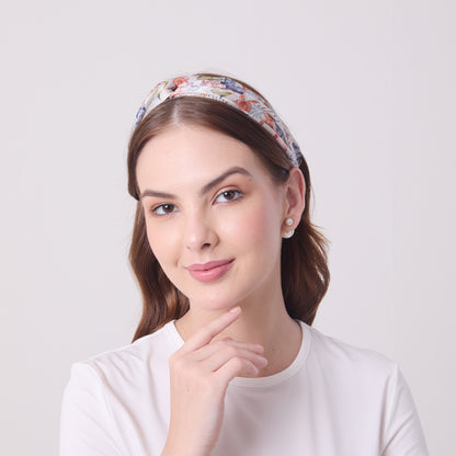 MULBERRY SILK HEADBAND UNDERSEA TREASURES