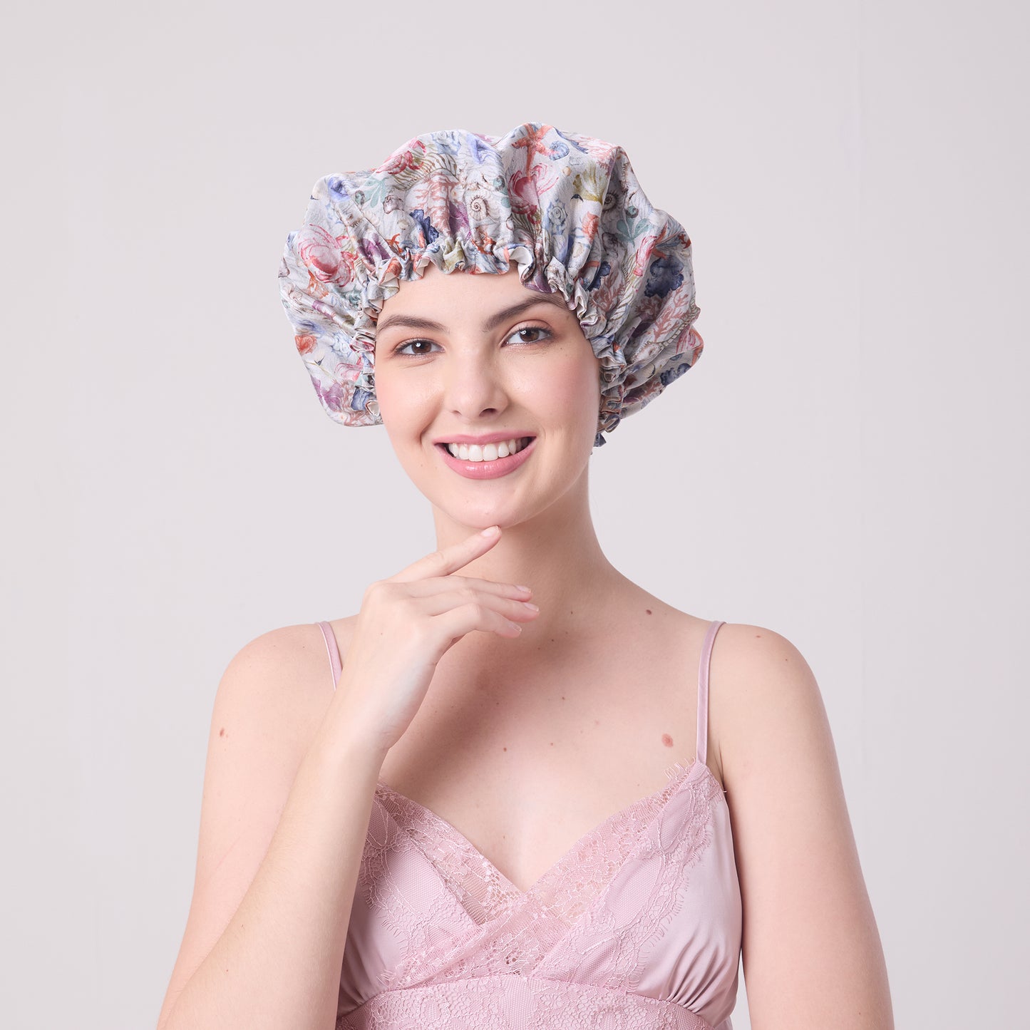 MULBERRY SILK BONNET UNDERSEA TREASURES