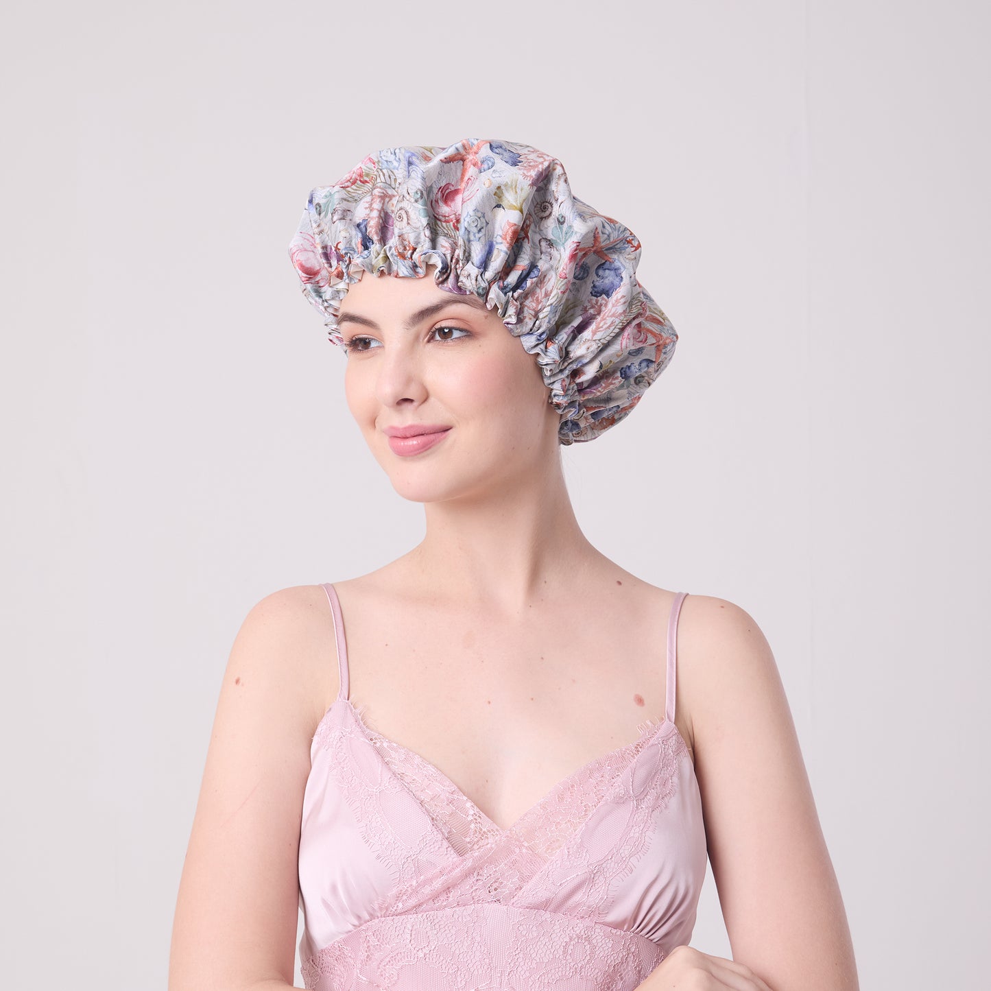MULBERRY SILK BONNET UNDERSEA TREASURES