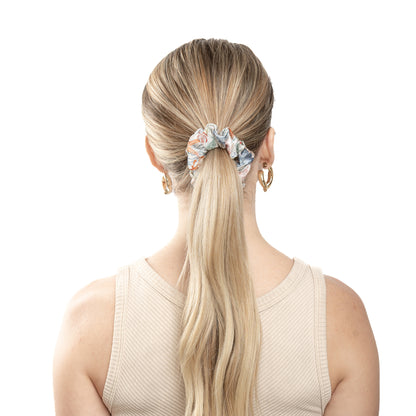 100% Silk Small Scrunchie Undersea Treasures