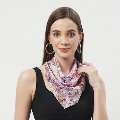 100% Silk Neckerchief Ditsy Floral