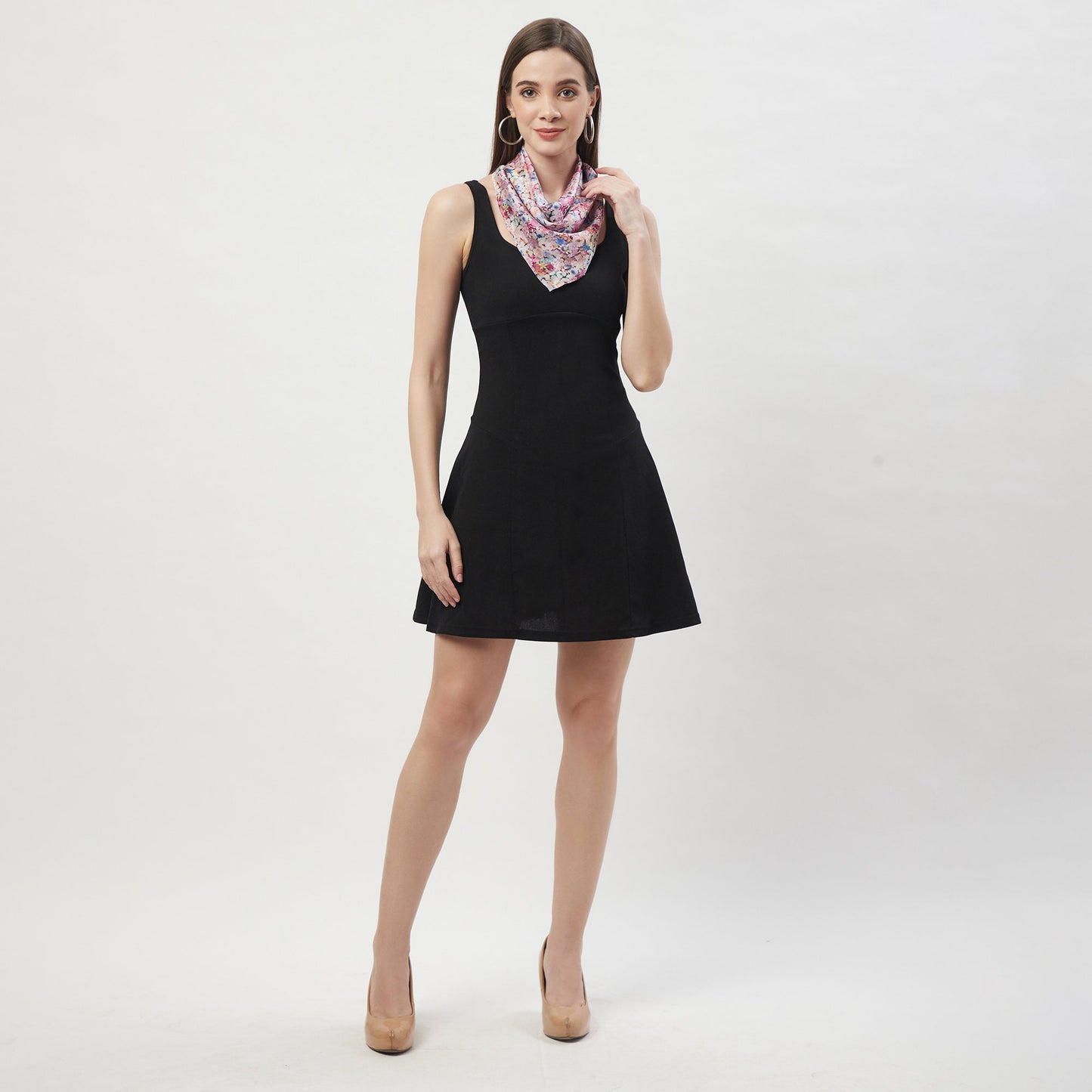 100% Silk Neckerchief Ditsy Floral