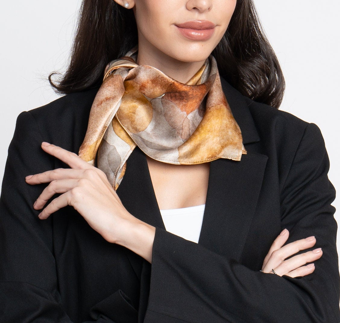 100% Silk Neckerchief organic